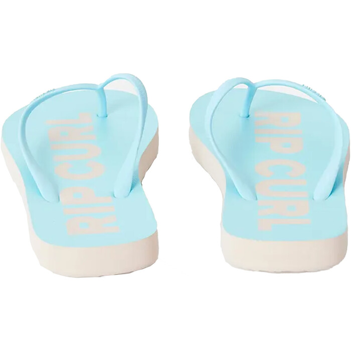 2024 Rip Curl Womens Classic Surf Bloom Open Toe Flip Flops 16FWOT - Sky Blue